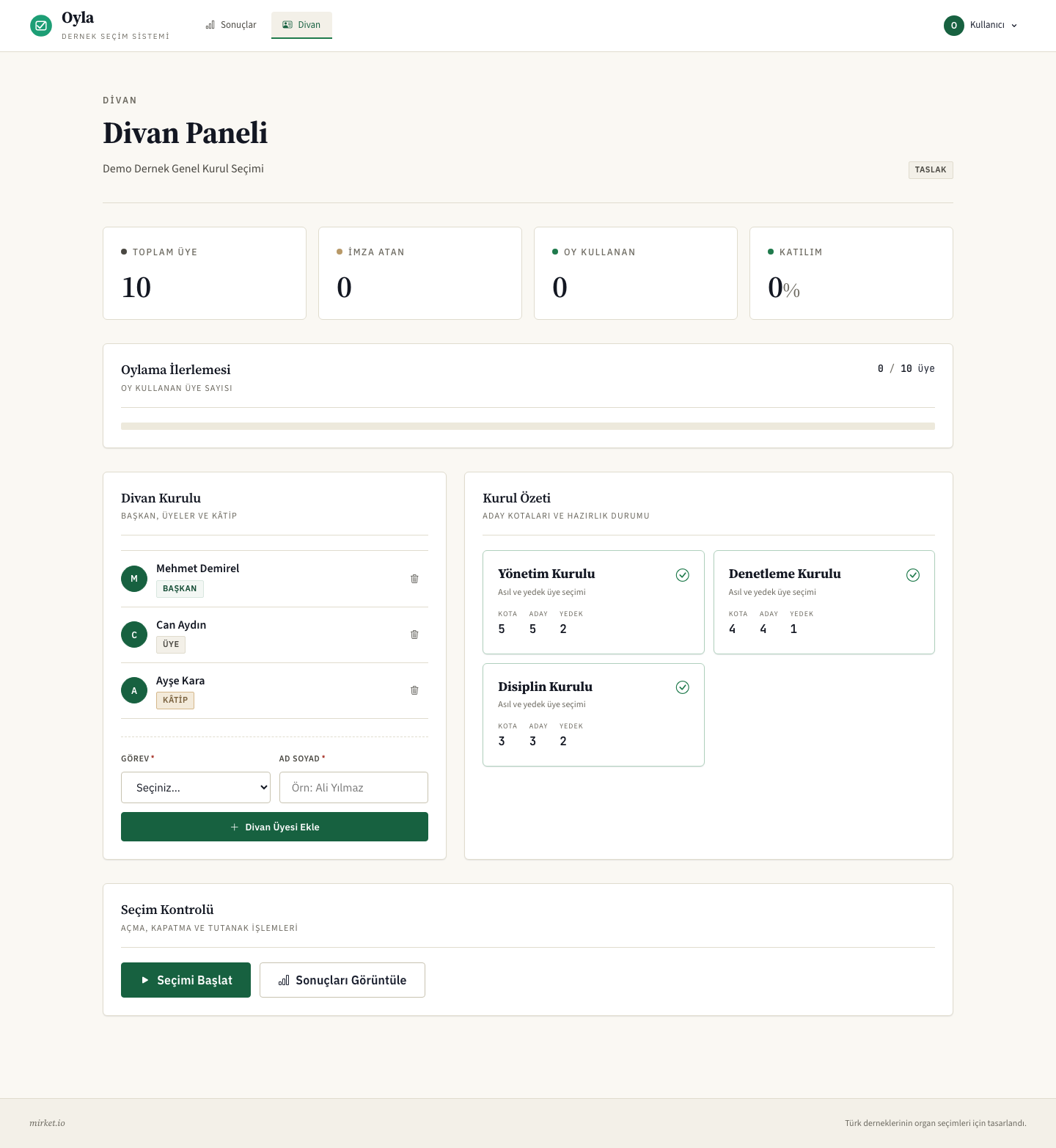 Divan Hazır